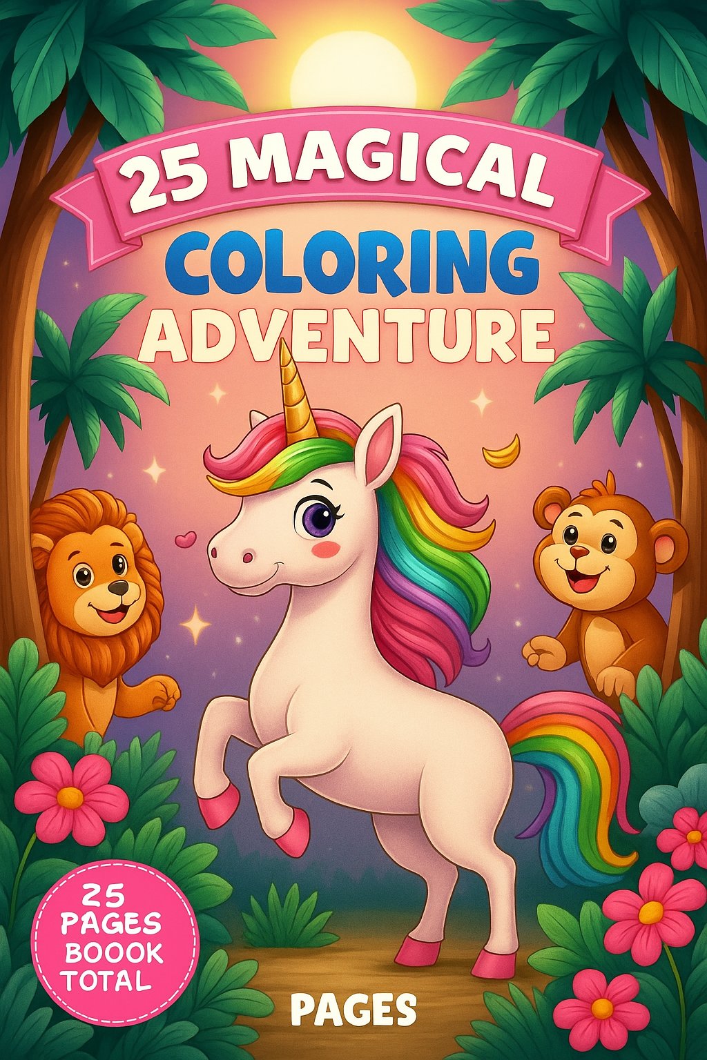 25 Magical Coloring Book