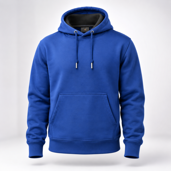 Blue Casual Hoodie